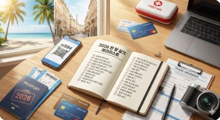 2026 한 달 살기 체크리스트 준비물 사진