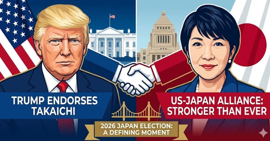 트럼프 대통령 다카이치 지지